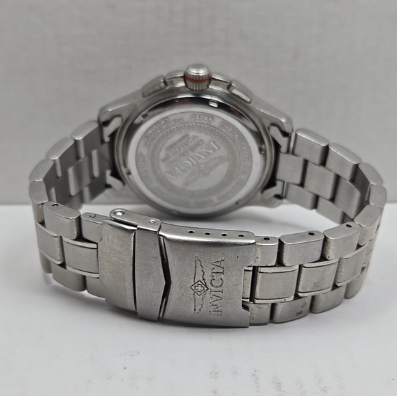 Invicta Men's 6190 II Collection Chronograph Stainless Steel Watch New Battery - Picture 7 of 10